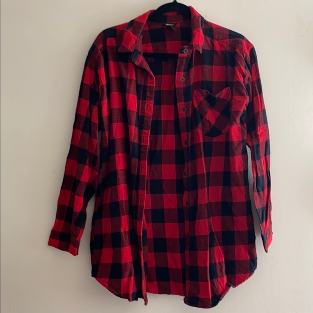 Over sized buffalo flannel